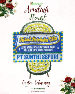 Papan Bunga Duka di Wera